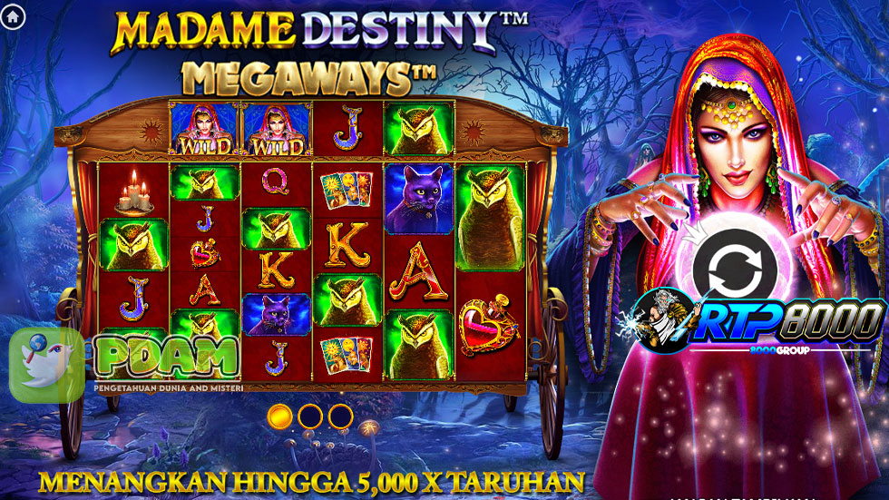 Game Madame Destiny Megaways Slot Depo Qris Proses Cepat