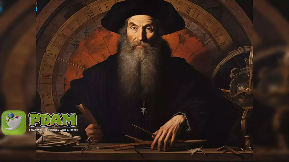 Nostradamus in Crypt Buku Kuno dan Gambar Misterius