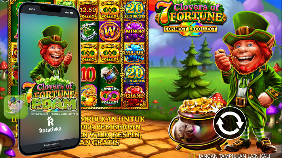 Slot Gacor 7 Clovers of Fortune Kemenangan Besar Modal 50ribu