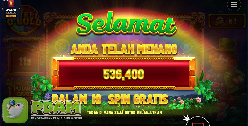 Wheel O'Gold: Sensasi Slot Online dengan Jackpot Melimpah!