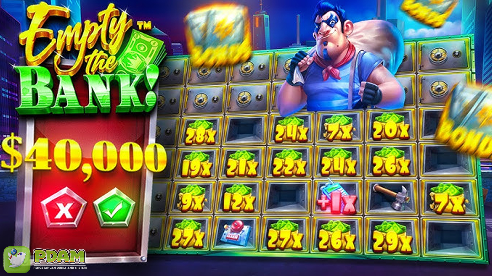 Rasakan Sensasi Jutawan Sekejap dengan Slot Empty the Bank