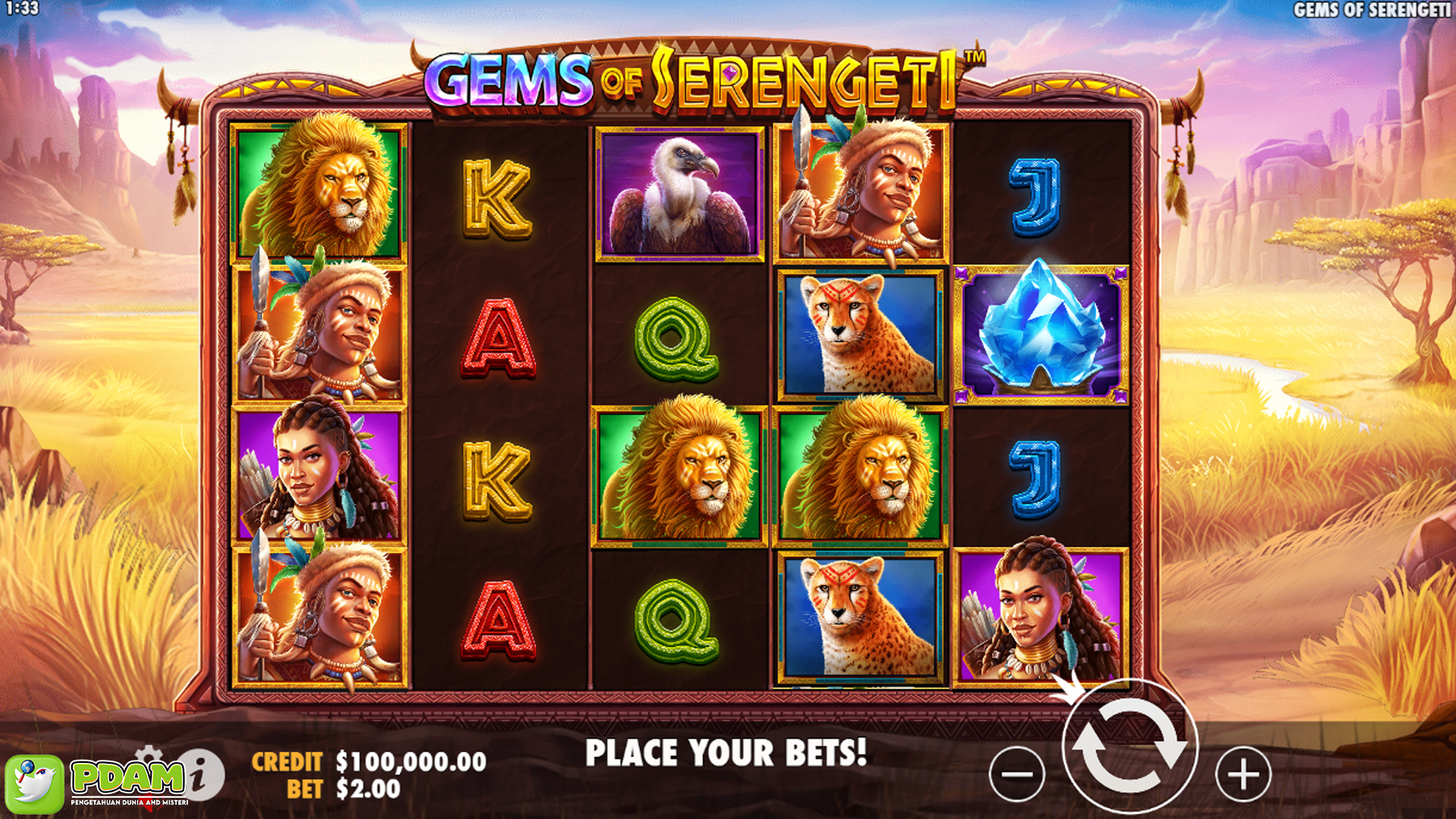 Slot Gems of Serengeti: Petualangan Menemukan Harta Berkilau